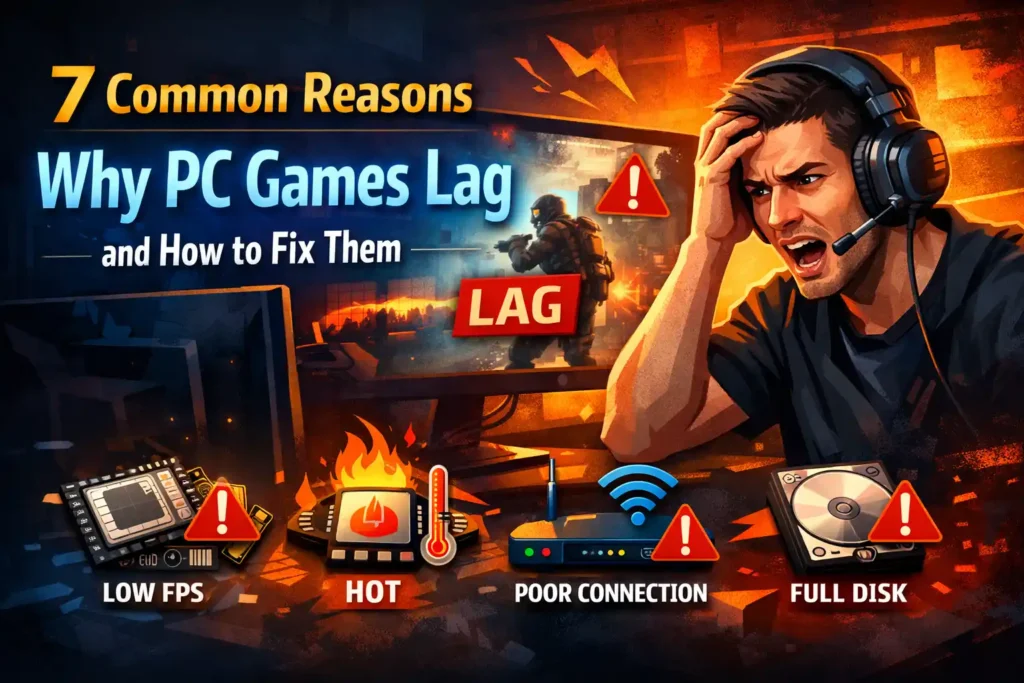 7 Common Reasons Why PC Games Lag and How to Fix Them